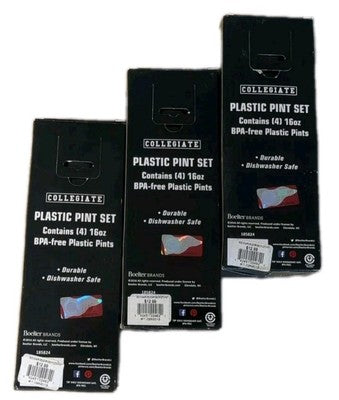 Purdue Boilermakers 1 Dozen Plastic Pint Cups (Box Condition Varies)