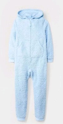 Cat & Jack One Piece Union Suit Kids' Unisex Marshmallow Fleece Size M (8)