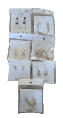 Imported Korean Earrings: Lot Of 7 