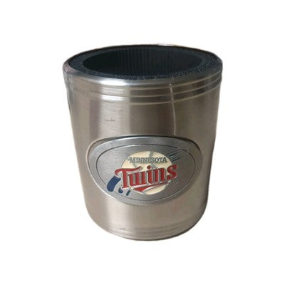 Vintage Minnesota Twins Stainless Steel Koozie NEW !!!Minor Scuffs!!!